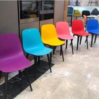 صندلی فایبرگلاس پایه پلیمری نشکن قابل شستشو