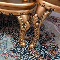 جلومبلی و عسلی چوبی منبت کاری شده