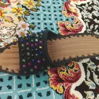 دمپایی دست بافت زنانه|کیف، کفش، کمربند|یاسوج, |دیوار