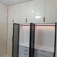 کمد دیواری فریم لس شیشه ای