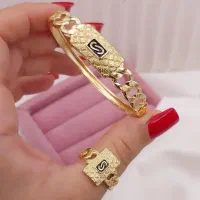 دستبند و انگشتر رنگ ثابت