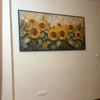 تابلو طبیعت مدرن، رنگ روغن، آماده ارسال