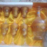 جام ولیوان پایه دار طلایی نو