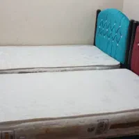تخت خواب یک نفره دوتاباتشک کاملانووضمانت دار|تخت و سرویس خواب|اهواز, کوی ایثار|دیوار