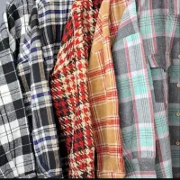 پیراهن و کراپ چهارخونه پشمی عمده|لباس|رشت, سلیمانداراب|دیوار