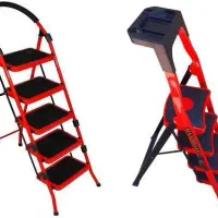 نردبان ۵پله ۴پله خانگی مخابراتی کشویی قفسه رگال