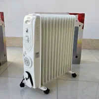 رادیاتور هیتر روغنی برقی ۱۳پره فن دار آکبند واردات