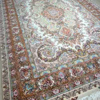 جفت فرش ۶متر ۶۰رج دستباف تبریز ۹۰٪ابریشم شرایطی|فرش|تهران, دریاچه شهدای خلیج فارس|دیوار