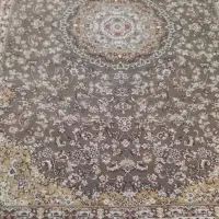 ۱ جفت فرش ۶متری ماشینی زمینه گردویی