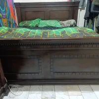 تخت خواب دو نفره سرویس کامل همراه تشک