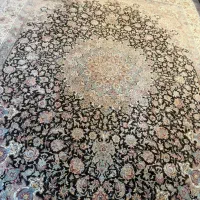 یک جفت فرش 12متری و یک 3 متری گرد ابریشم بلژیکی|فرش|رویان, |دیوار