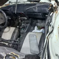 پیکان وانت تصادفی یک طرف خوردگی با سقف|خودرو سواری و وانت|بندر انزلی, لیچارگی حسن رود|دیوار