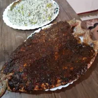 قلیه ماهی جنوبی و ماهی کبابی همراه با حشو ابادان|خوردنی و آشامیدنی|تهران, افسریه جنوبی|دیوار