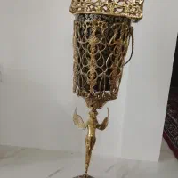 جا دستمال کاغذی و سطل زباله برنجی