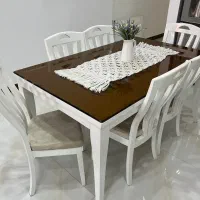 میز ناهارخوری ۶نفره سبک لهستانی|میز و صندلی غذاخوری|لنگرود, |دیوار