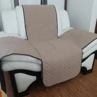 مبل چهار نفره چرم سفید|مبلمان خانگی و میز عسلی|شاهینشهر, حافظ جنوبی|دیوار