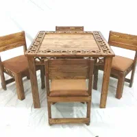 میز و صندلی سنتی چوبی گره چینی اورسی