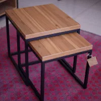 ست دوتکه میز عسلی