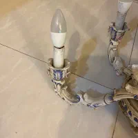 یک جفت لوستر ۸ شاخه ایتالیایی آنتیک بسیار زیبا|لوستر و چراغ آویز|تهران, ونک|دیوار