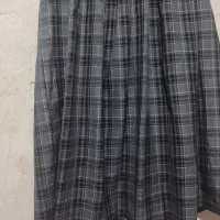 دامن چهارخونه پاییزی