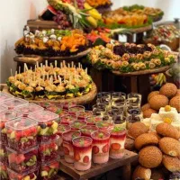 فینگر فود و دسر و کیک حلوا