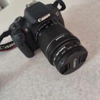 دوربین کنون 700D با دوعدد لنز 70/30 و 18/55