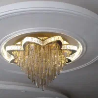 لوستر سایز ۸۰ بسیار زیبا|لوستر و چراغ آویز|همدان, |دیوار