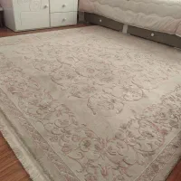 فرش ماشینی طرح برجسته نیلی