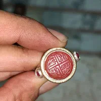 انگشتر عقیق یمن خطی