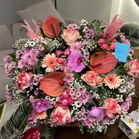 سبد گل|گل و گیاه طبیعی|کیش, |دیوار