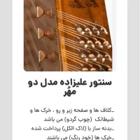 سنتور در حد نو واقعی دو مهر علیزاده