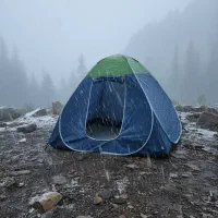 فروش چادر مسافرتی برزنتی ۸ نفر  ضخیم. درجه ۱