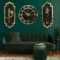 ساعت دیواری آینه ای لوکس هایکو گرد|ساعت دیواری و تزئینی|شیراز, شریفآباد|دیوار