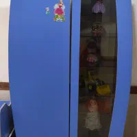 ست آبی کمد و تخت خواب