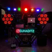 Dj دیجی حرفه‌ای با سیستم نورپردازی و صوت دی جی