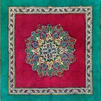 رومیزی ترمه اصفهان دست بافت|پرده، رانر، رومیزی|تهران, هاشمآباد (شهرری)|دیوار