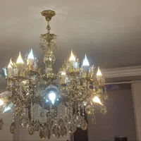 لوستر برنزی آرامش|لوستر و چراغ آویز|الوند, |دیوار