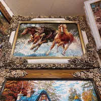 تابلو فرش منظره ،گل،تصویری|تابلو فرش|اصفهان, عطار نیشابوری|دیوار