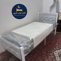 تختخواب یکنفره ارتفاع بلند(مدل ابرویی)|تخت و سرویس خواب|مشهد, حیدرآباد|دیوار