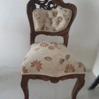 صندلی چوبی منبت کاری