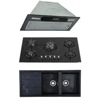 ست سینک گرانیتی ، اجاق گاز رومیزی ، هود مخفی