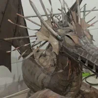 مجسمه دستساز اژدها/کافه/رستوران/بوم گردی