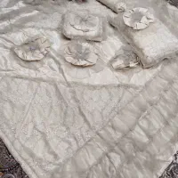 رو تختی گل دار رنگ نباتی|سرویس روتختی|قرچک, مهدیه|دیوار