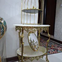 میز برنج اصل خودم سفارشی خریدم برای هفت سین|میز تلفن|قرچک, میرزائی شمالی|دیوار