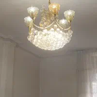 لوستر آبکاری طلا 24عیار رنگ ثابت بسیار زیبا سالم