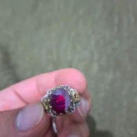 انگشتر نقره یاقوت اصل آفریقایی