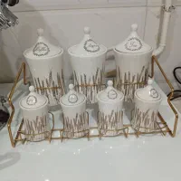 سرویس پا سماوری در حد نو بدون کوچکترین ایراد|ظروف نگهدارنده، پلاستیکی، یک‌بارمصرف|کامیاران, |دیوار