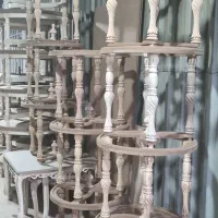 میزجلو مبلی عسلی کلاف خام کینگ