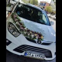 تزئین ماشین عروس درب منزل|خدمات پذیرایی، مراسم|قوچان, |دیوار