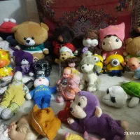 تعداد۵۵عددعروسک سایز مختلف|اسباب‌‌بازی|ورامین, ورامین|دیوار